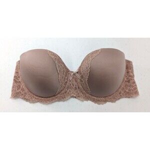 Victoria's Secret Bra Women’s 34C Beige Lace Multiway Dream Angels